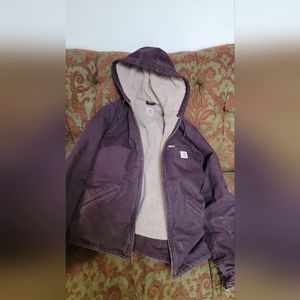 Medium eggplant women's Carhartt jacket